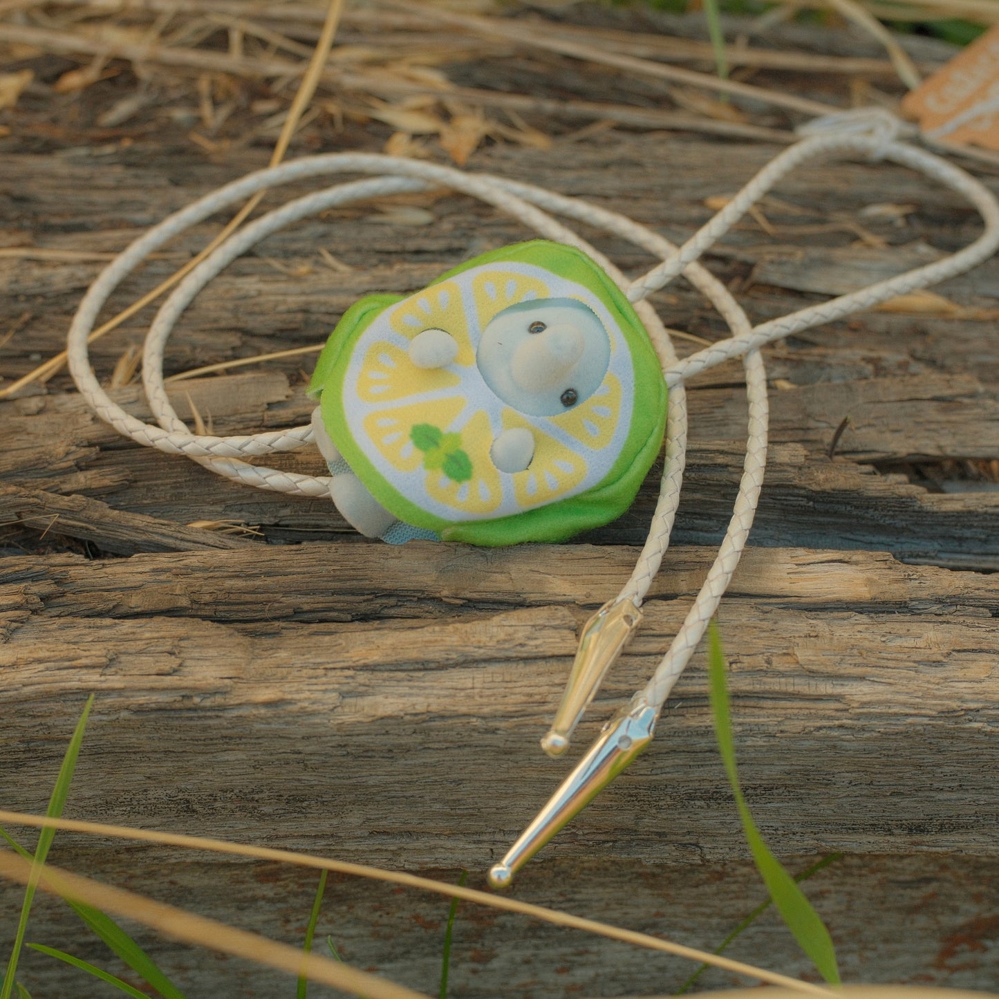 204 Calico Critter Bolo Tie - “Little Lime”