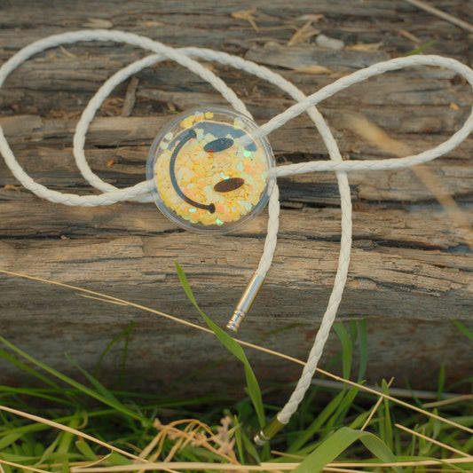 201 Vinyl Bolo Tie - “Smile Like You Mean It”