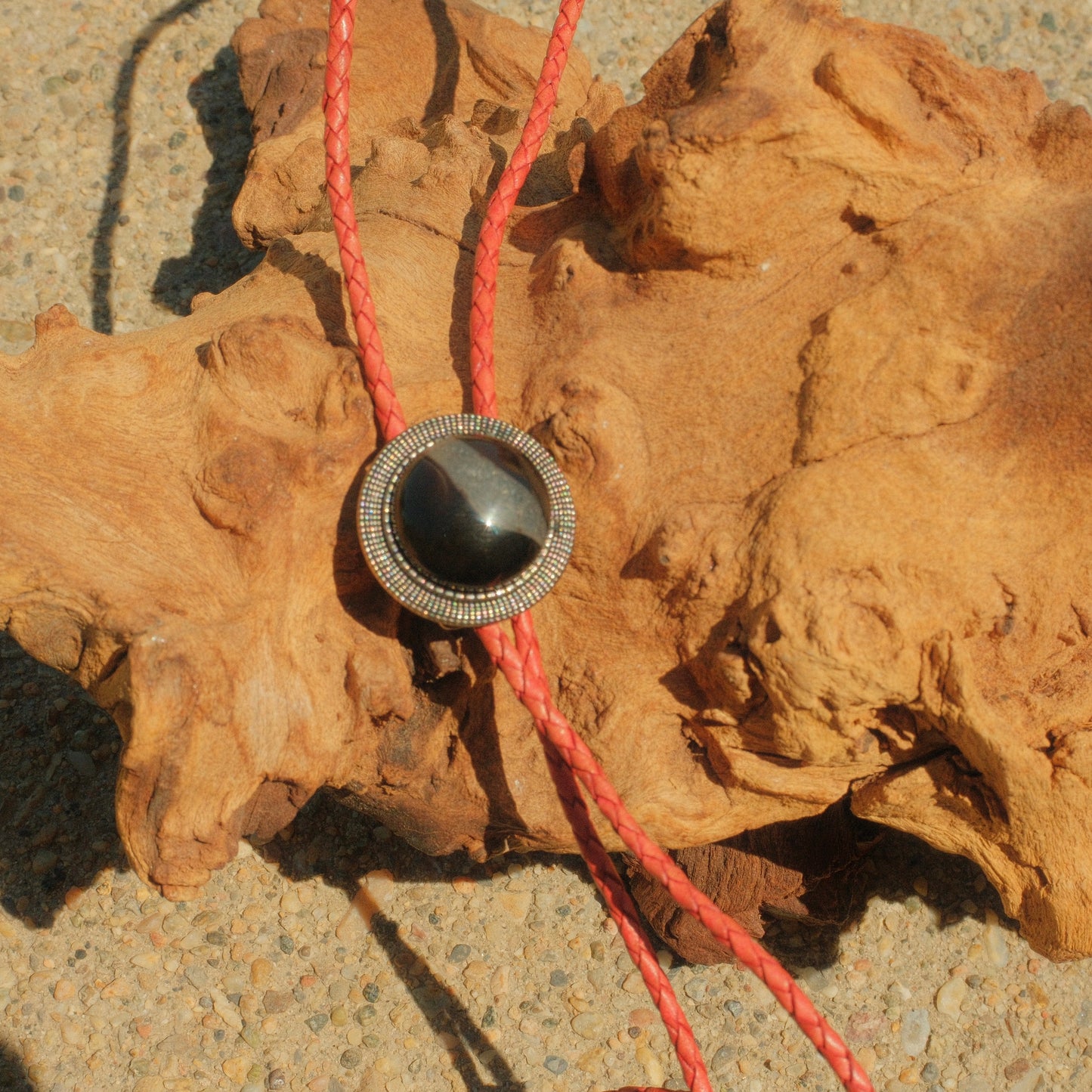 310 Zebra Jasper Bolo Tie - “Painted Pony”