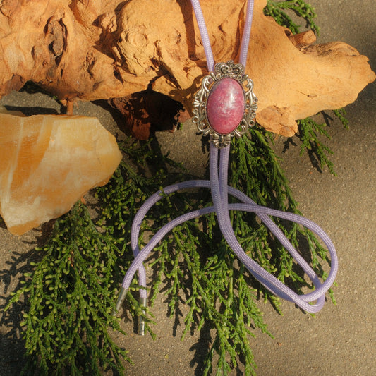 81 Resin Bolo Tie - “Lipstick Draw”