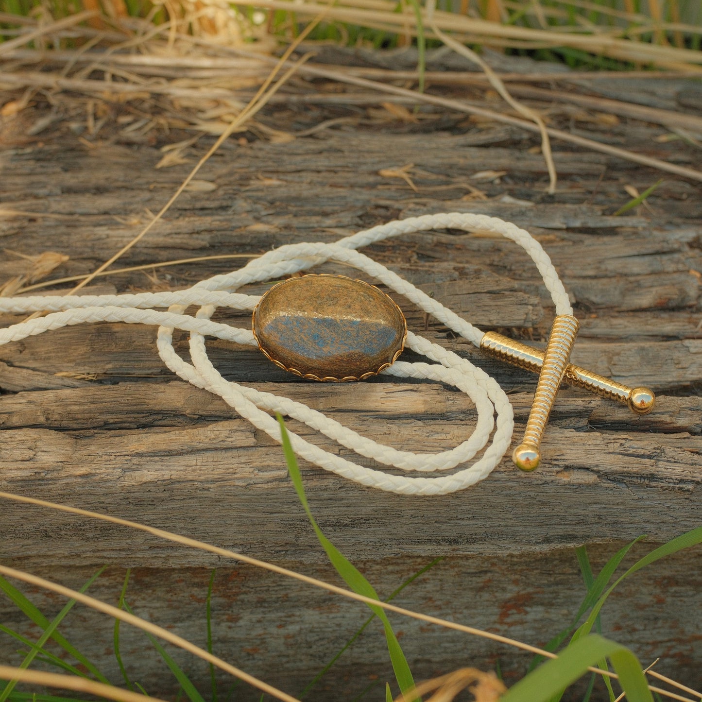 93 Bronzite Bolo Tie - “Dust & Glory”