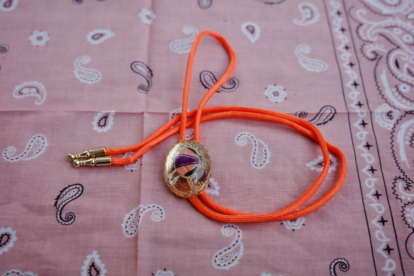 66 Resin Bolo Tie - “Southwest Charm”