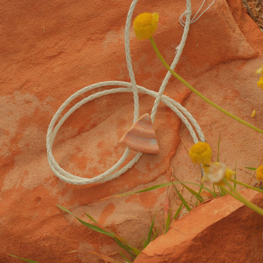 120 Hand-thrown Ceramic Bolo Tie - “Mountain Majesty”
