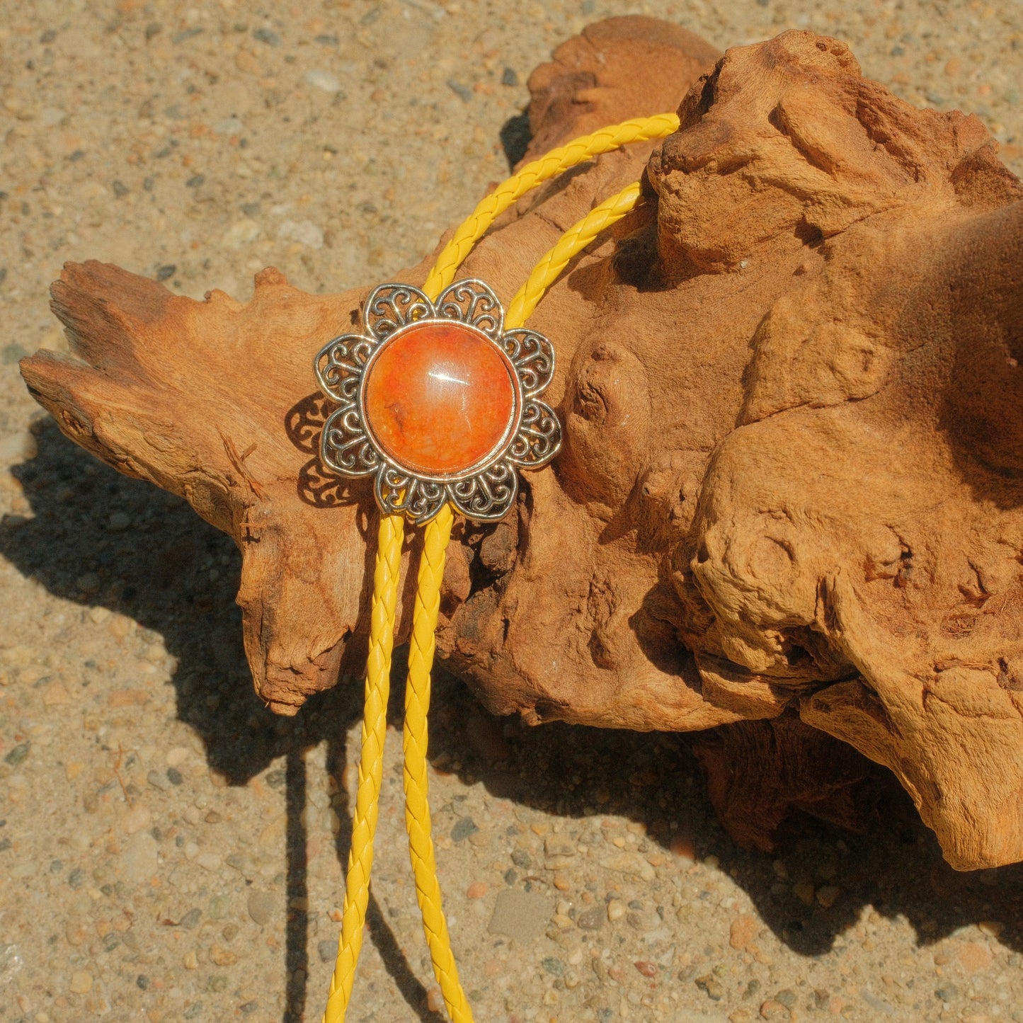 245 Aventurine Bolo Tie - “Heat Lightning”