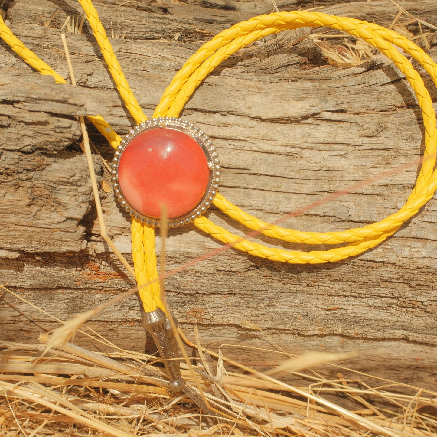 373 Red Jasper Bolo Tie - “Red Clay Revival”
