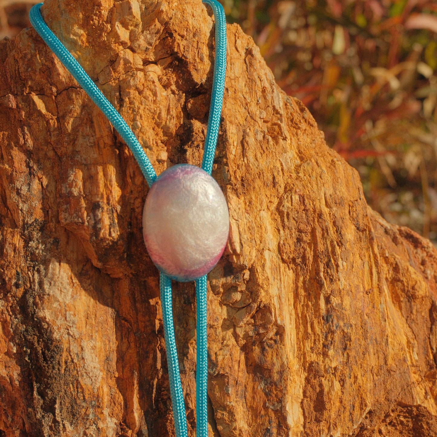 44 Resin Bolo Ties - “Trans Pride Series”