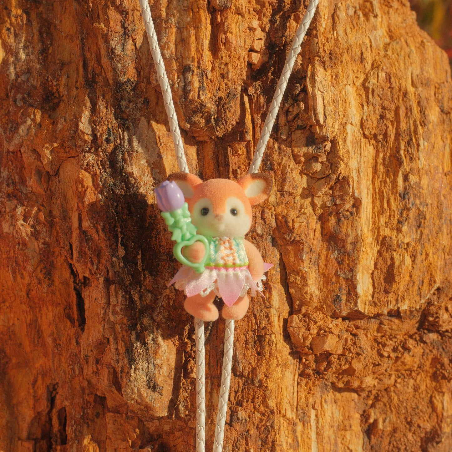 123 Calico Critter Bolo Tie - “Deerly Beloved”