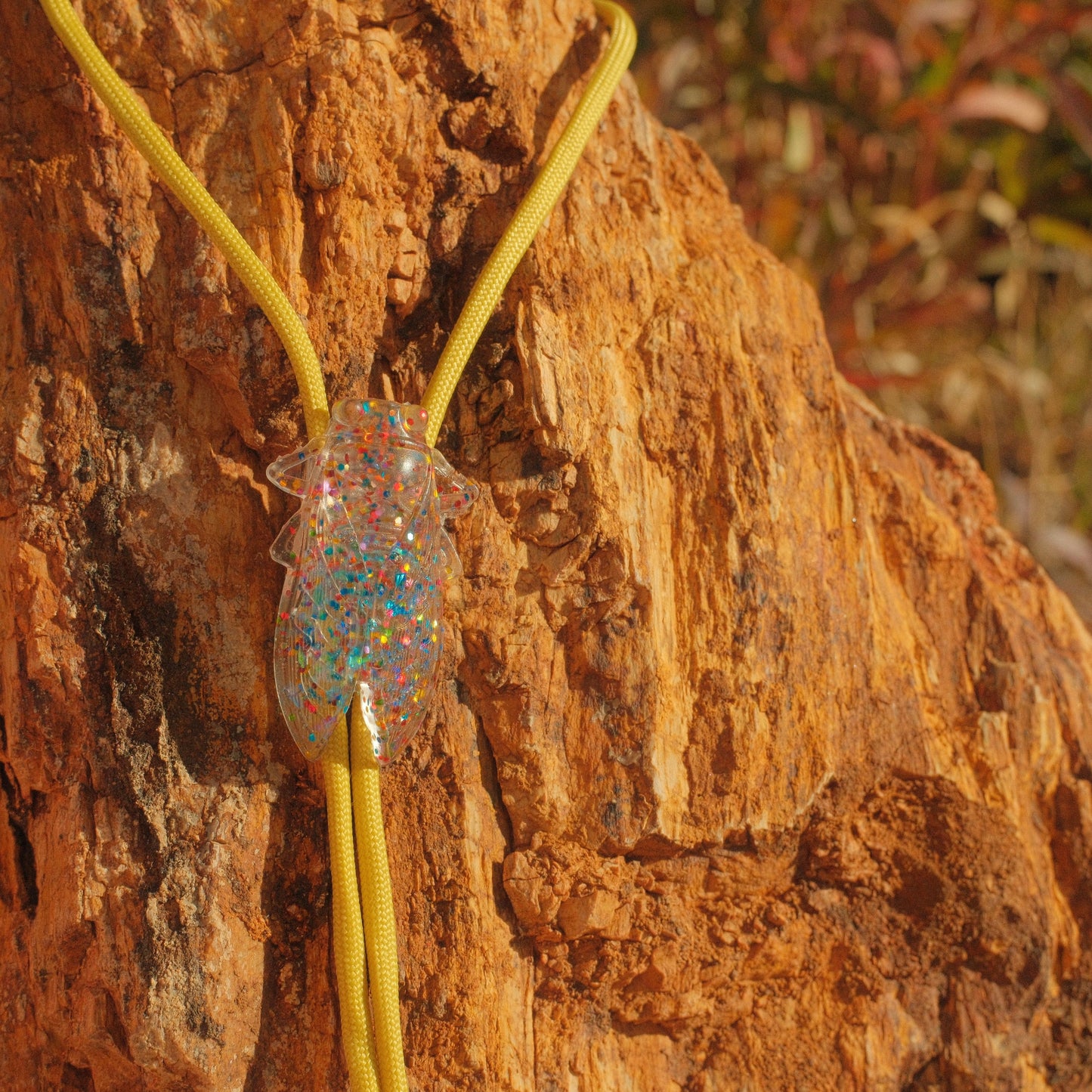 236 Resin Cicada - “Neon Carapace”