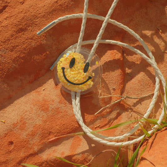 201 Vinyl Bolo Tie - “Smile Like You Mean It”