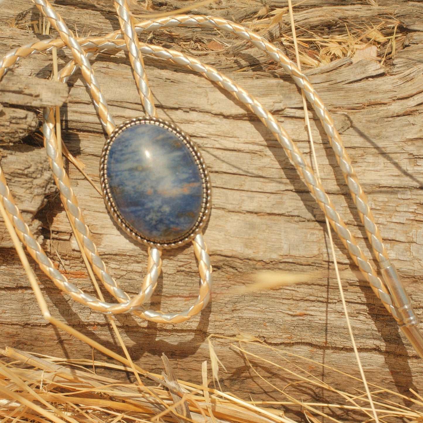401 Sodalite Bolo Tie - “Friday Night Saint”