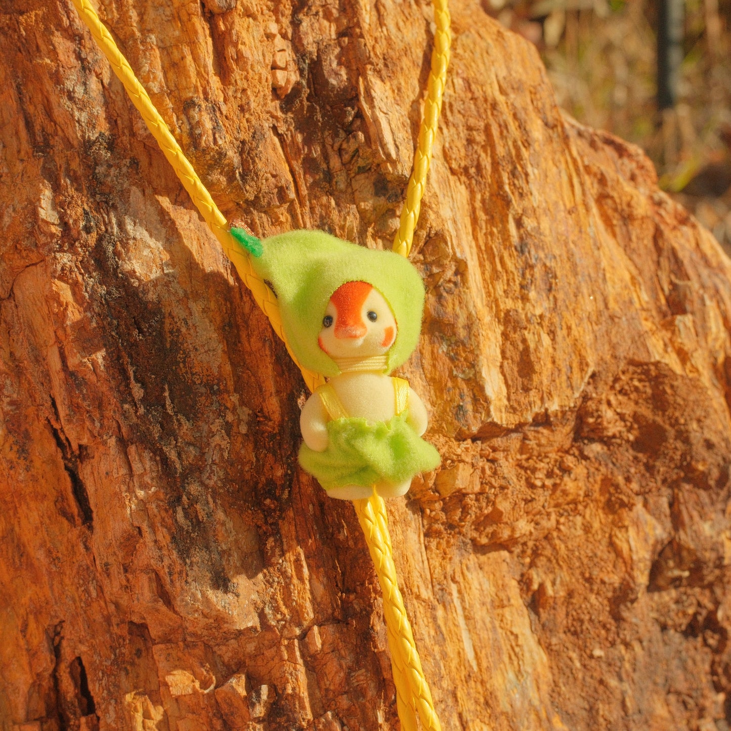 140 Calico Critter Bolo Tie - “Fruity Bandit”
