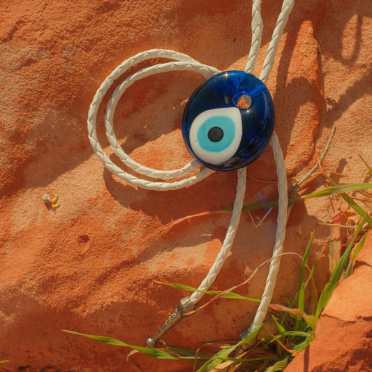 08 Evil Eye Bolo Tie - “No Evil”