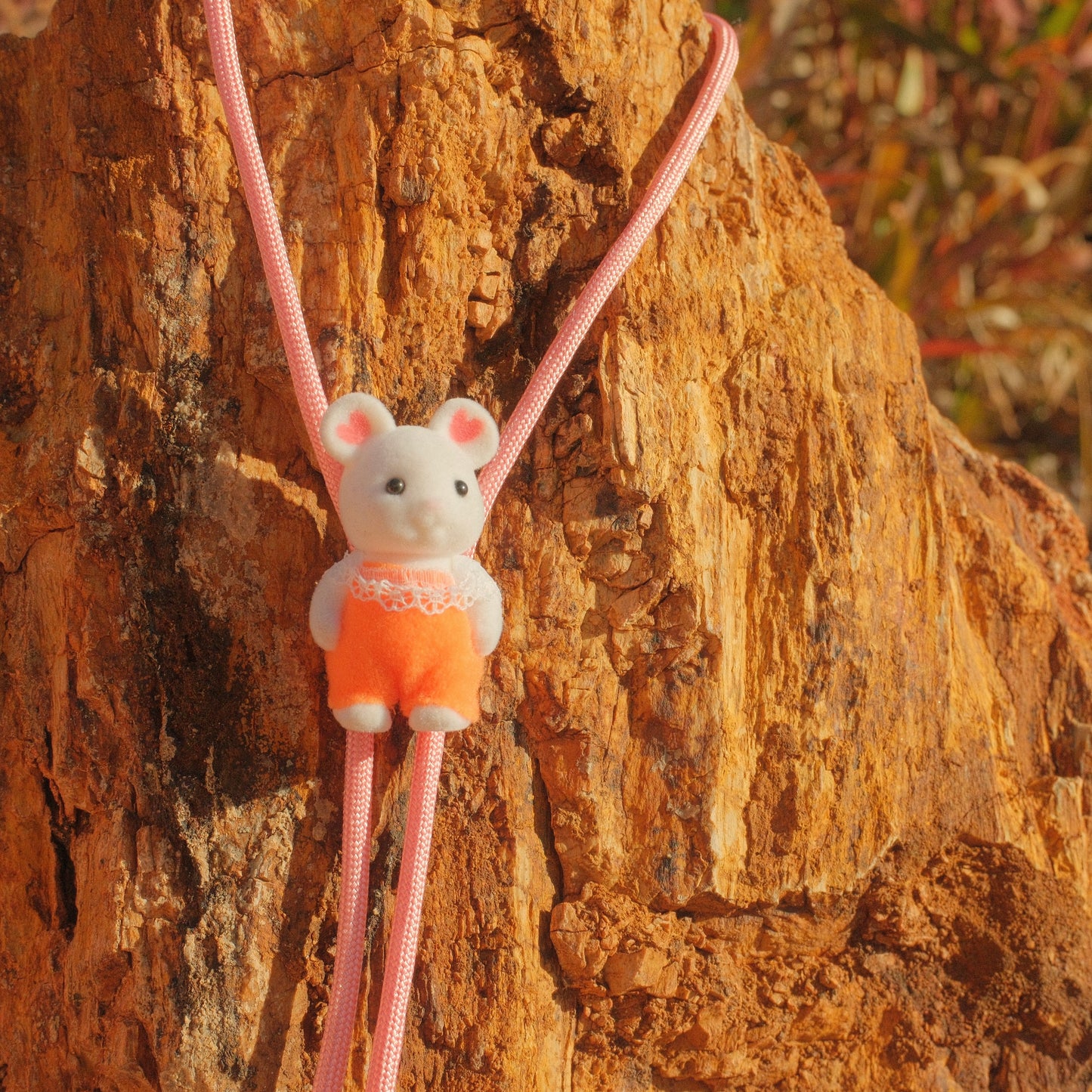 12 Calico Critters Bolo Tie - “Naptime Rodeo”