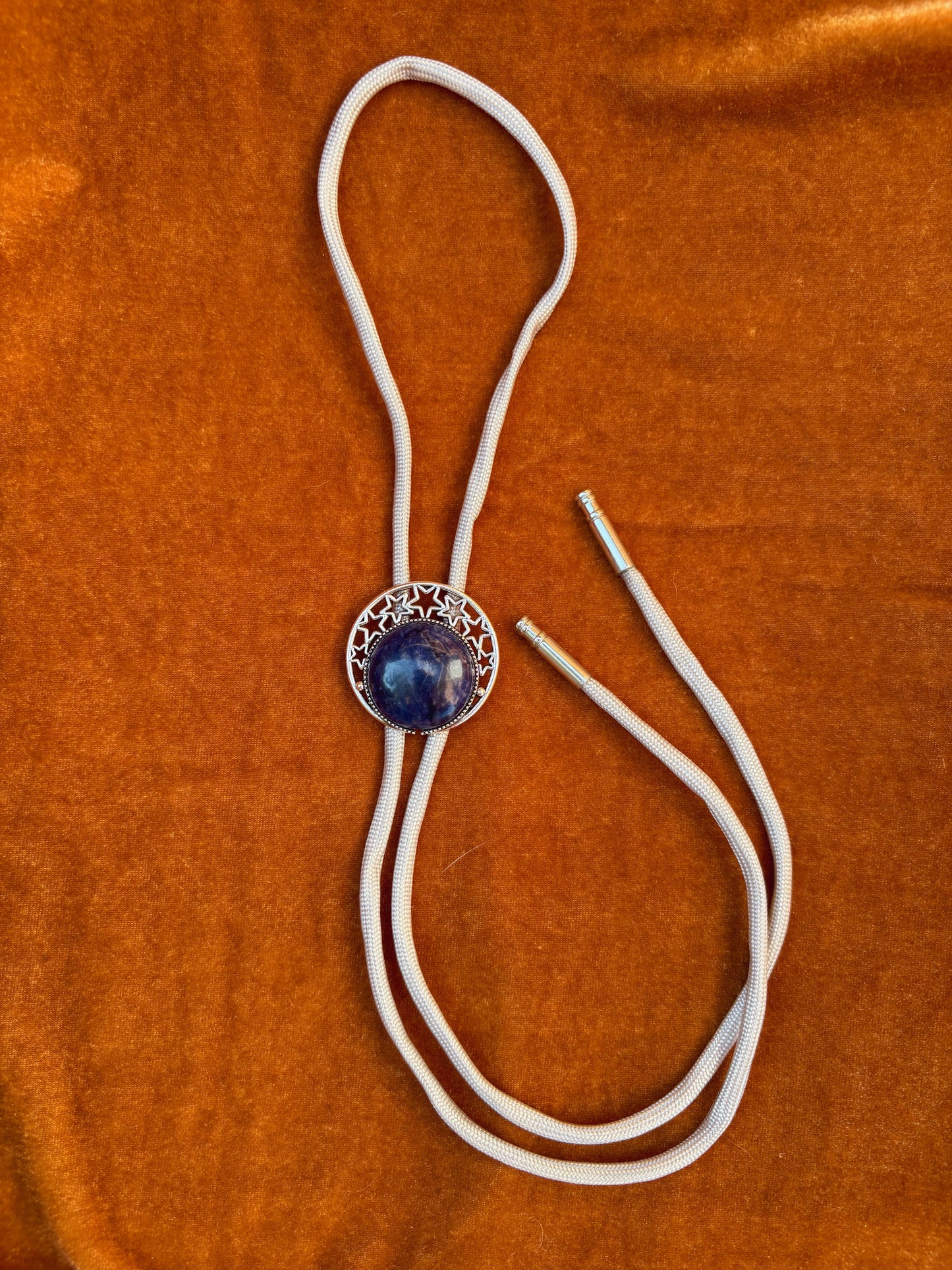 Sodalite Bolo Tie - “Stardust Wrangler”
