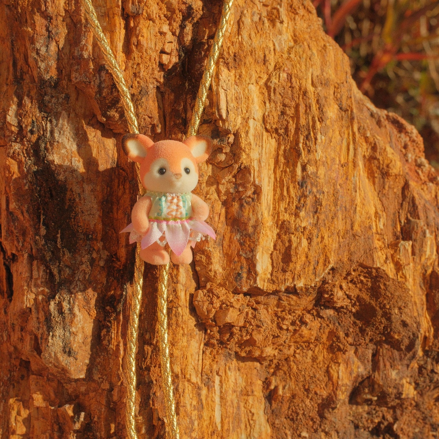 123 Calico Critter Bolo Tie - “Deerly Beloved”