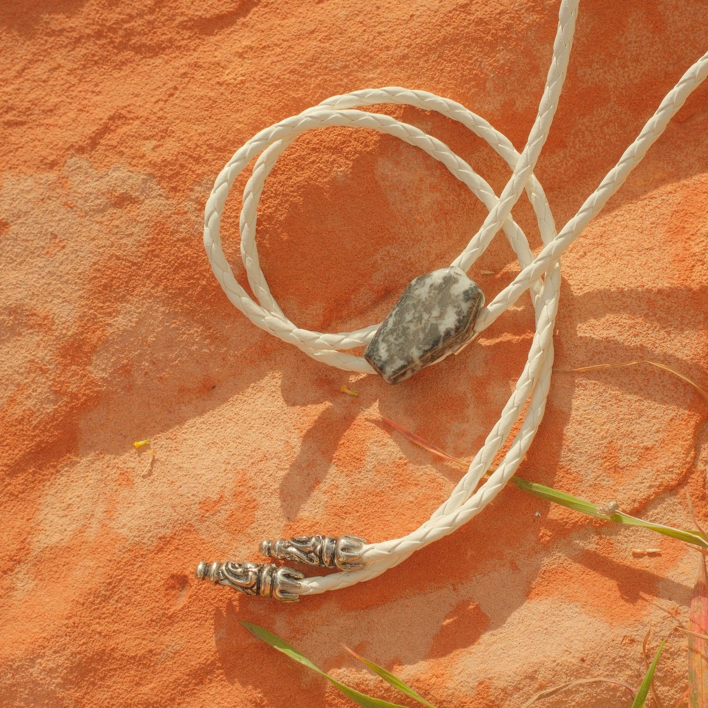 228 Zebra Jasper Bolo Tie - “Last Rest”