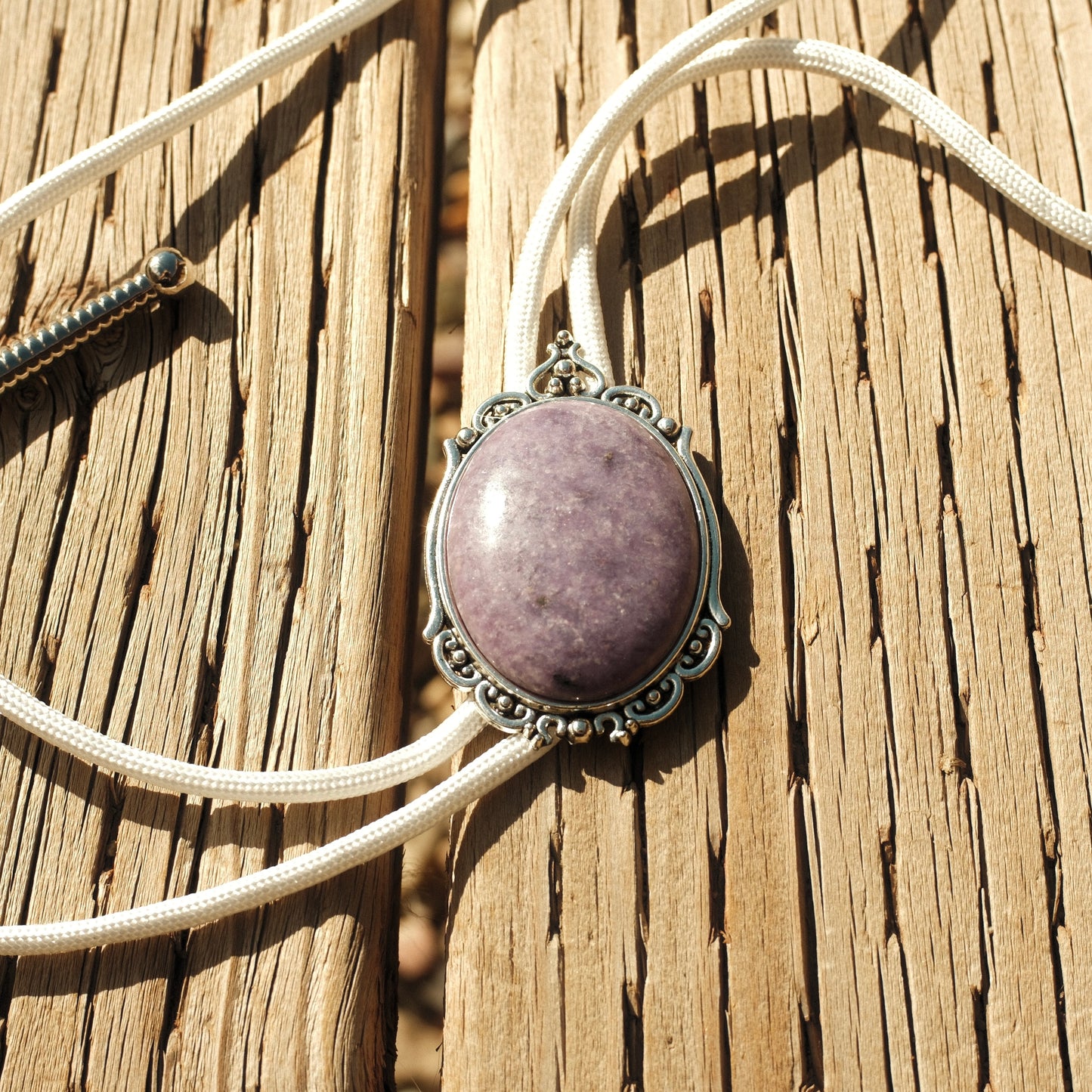32 Amethyst Bolo Tie - “Witchy Moon”
