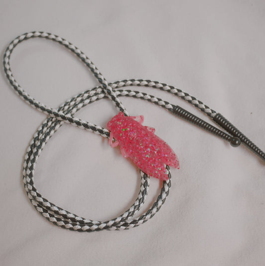 124 Resin Cicada Bolo Tie - “Neon Swarm”